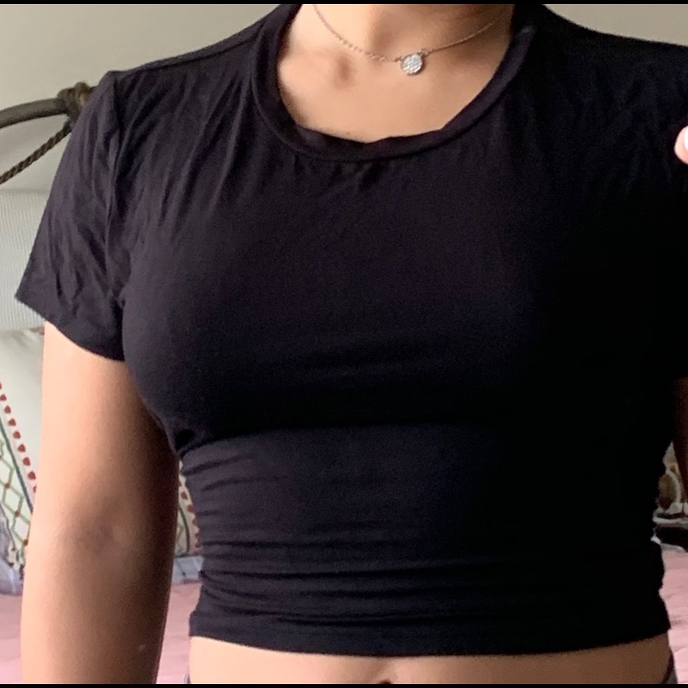 Black Crop Top